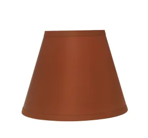 # 32193 Transitional Hardback Empire Shape Spider Construction Lamp Shade in Burnt Orange Fabric, 12" wide (6" x 12" x 9")