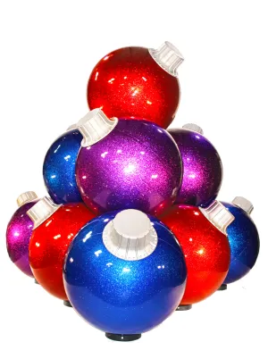 10-Ball Giant Ornament Stack - Made in USA