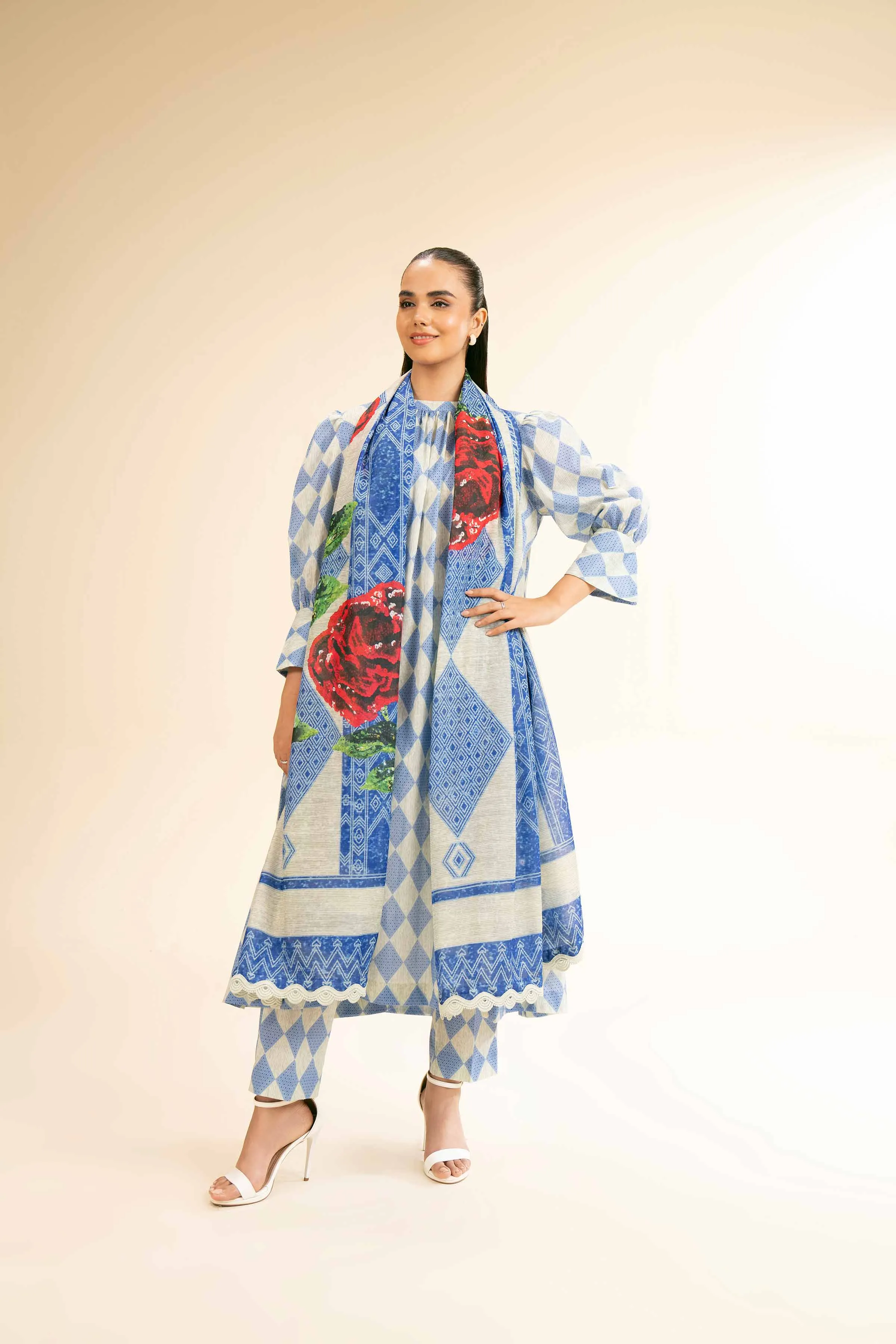 3 Piece - Printed Suit - 42501321