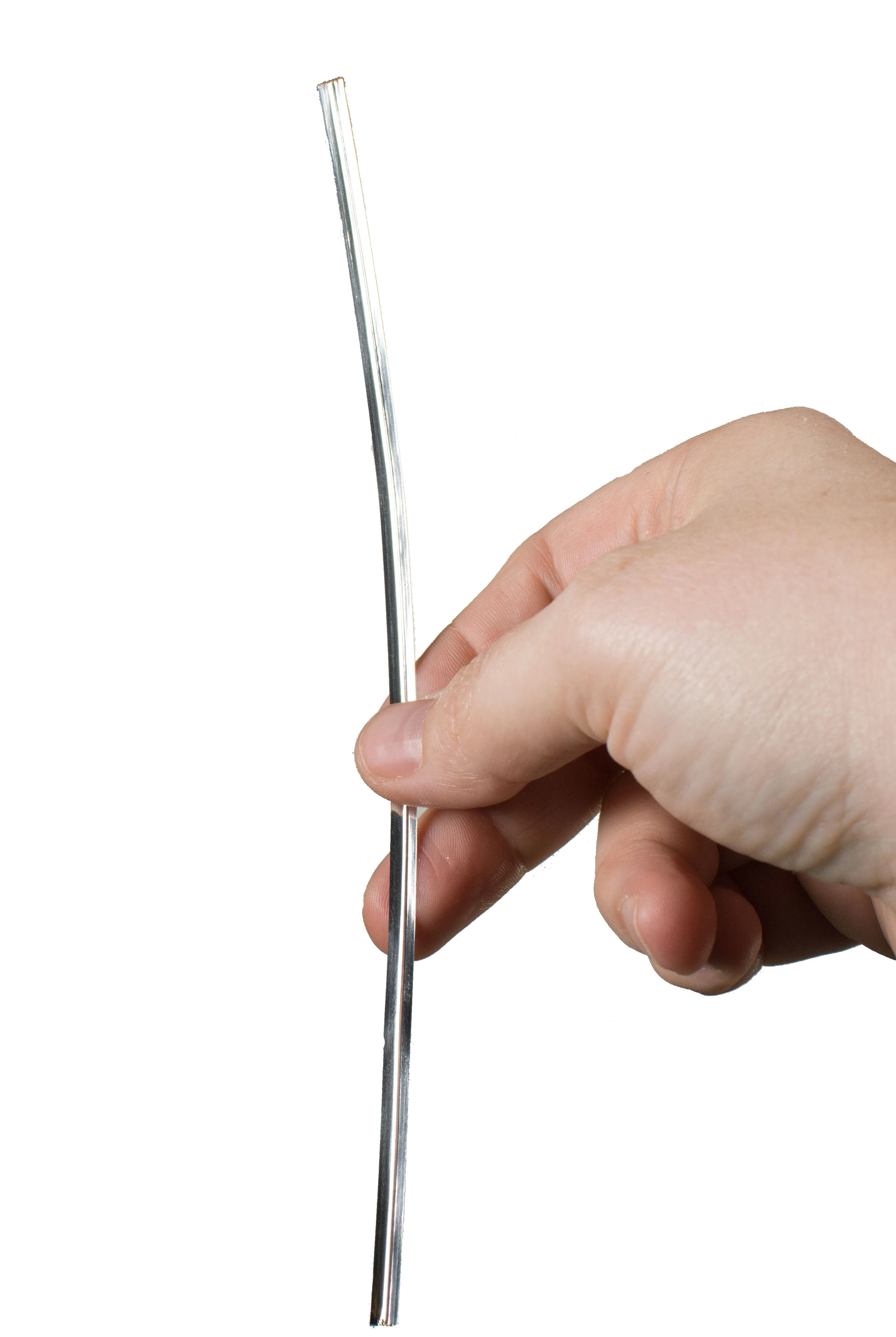 7.25" Metallic Wire Twist Ties: Silver (50)