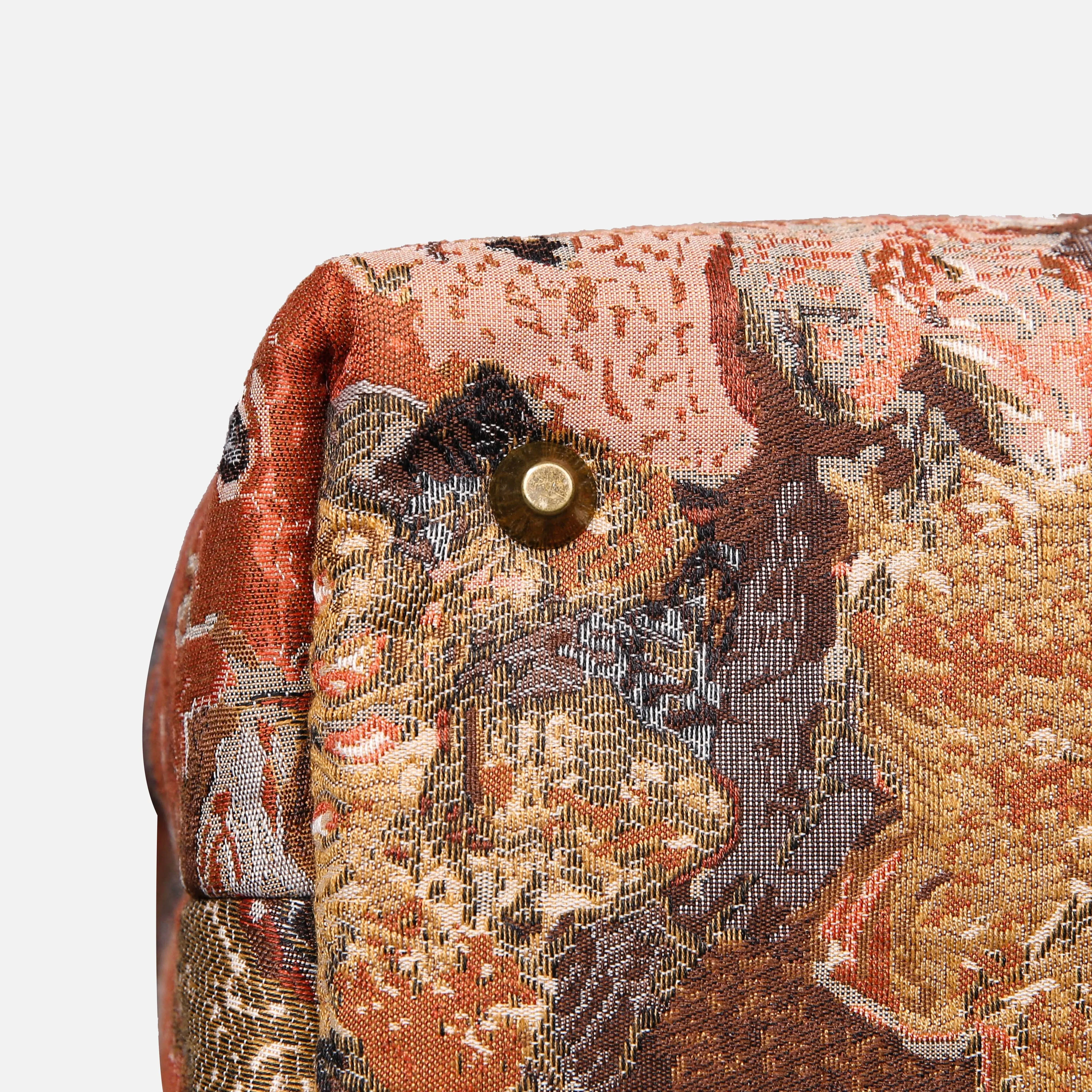 Abstract Brown Carpet Laptop Backpack