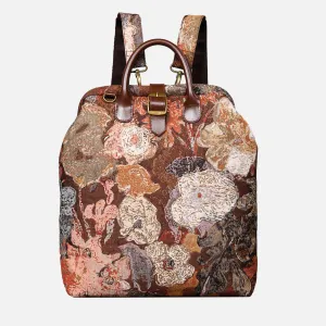 Abstract Brown Carpet Laptop Backpack