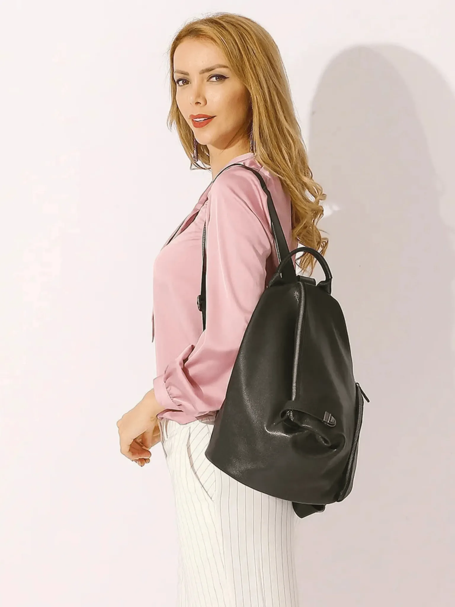 Bella | modern leather backpack