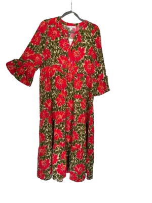Benette Dress - Wildflower Olive
