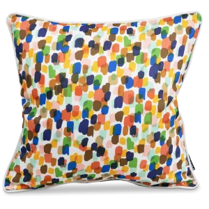 Bondi Rainbow Radiance - 45 x 45 cm Piped Outdoor Cushion