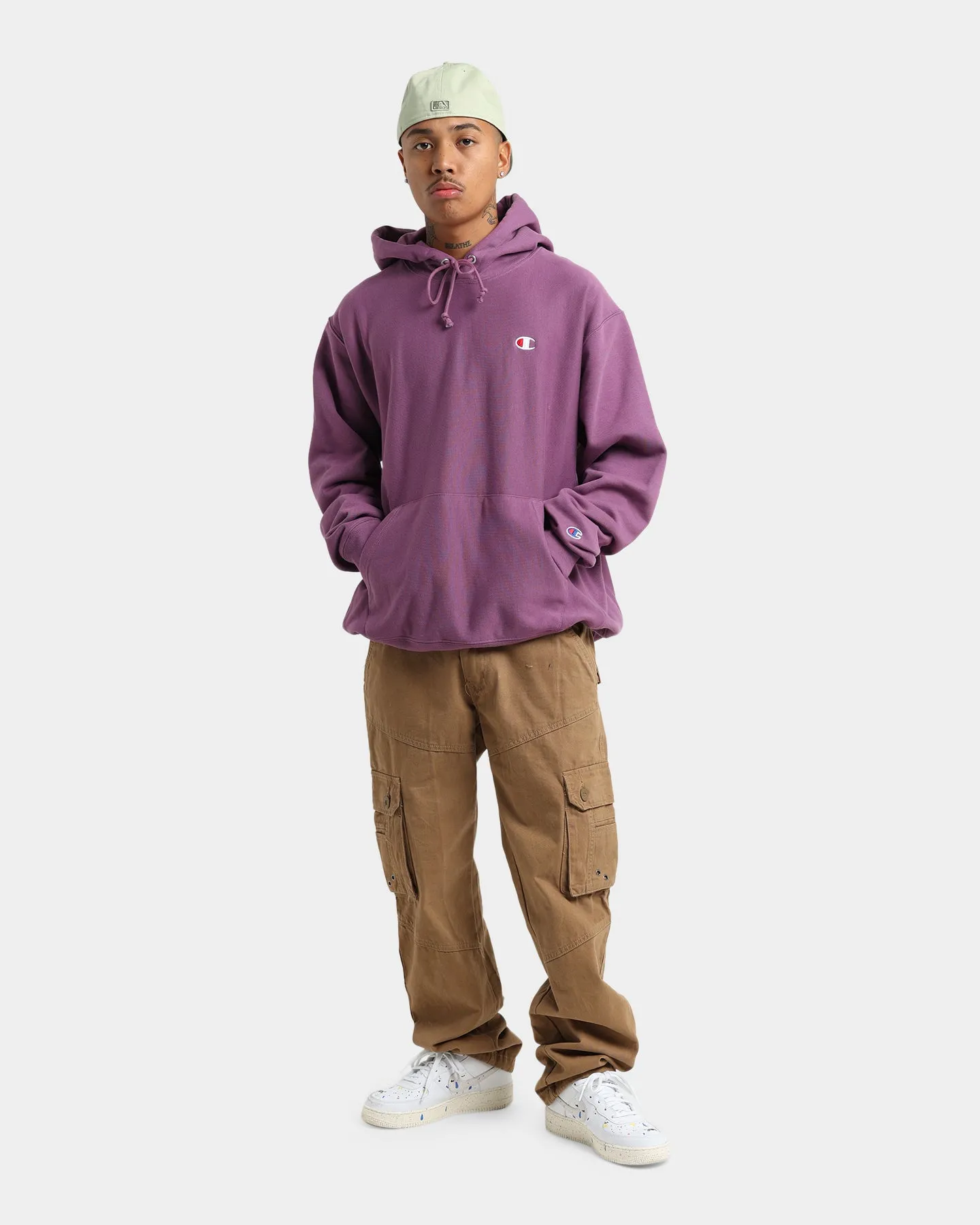 Champion Reverse Weave Terry Hoodie Midnight Aster