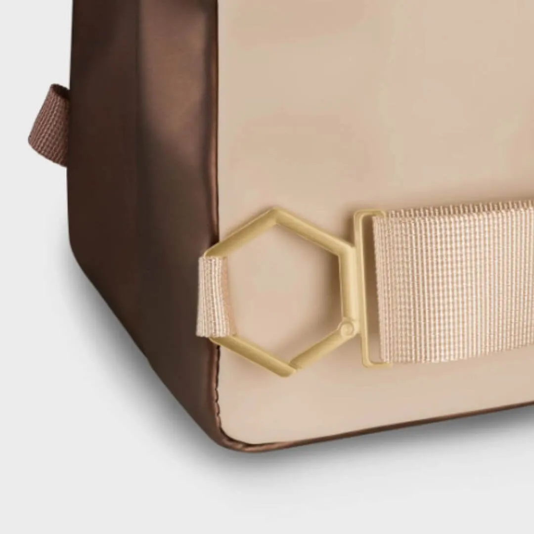 Cluse Le Reversible Backpack - Metallic Brown/Beige