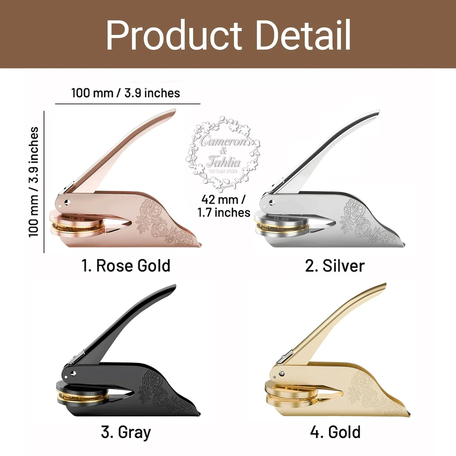 Custom Logo Embosser - Style 19