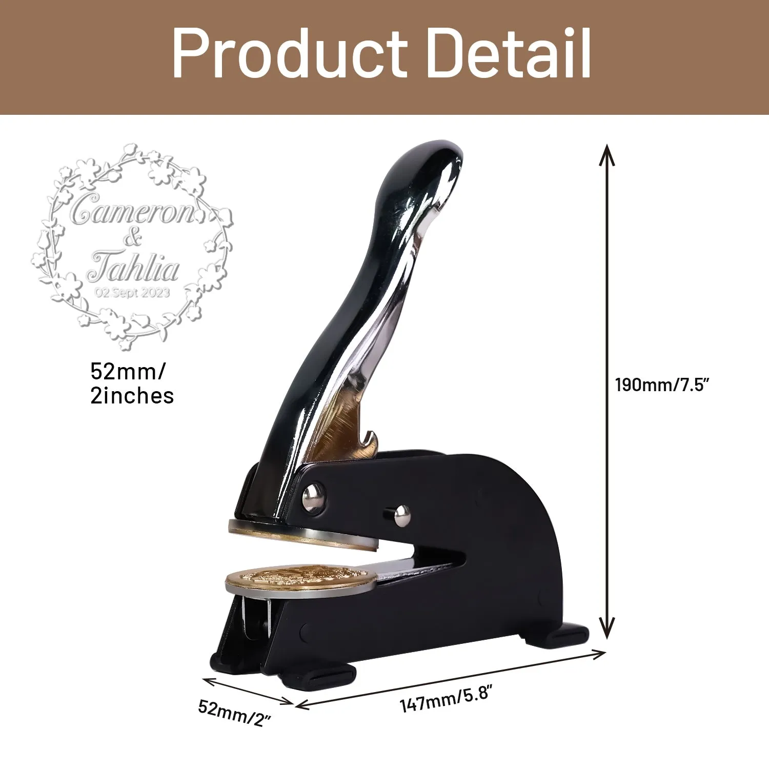 Custom Logo Embosser - Style 19