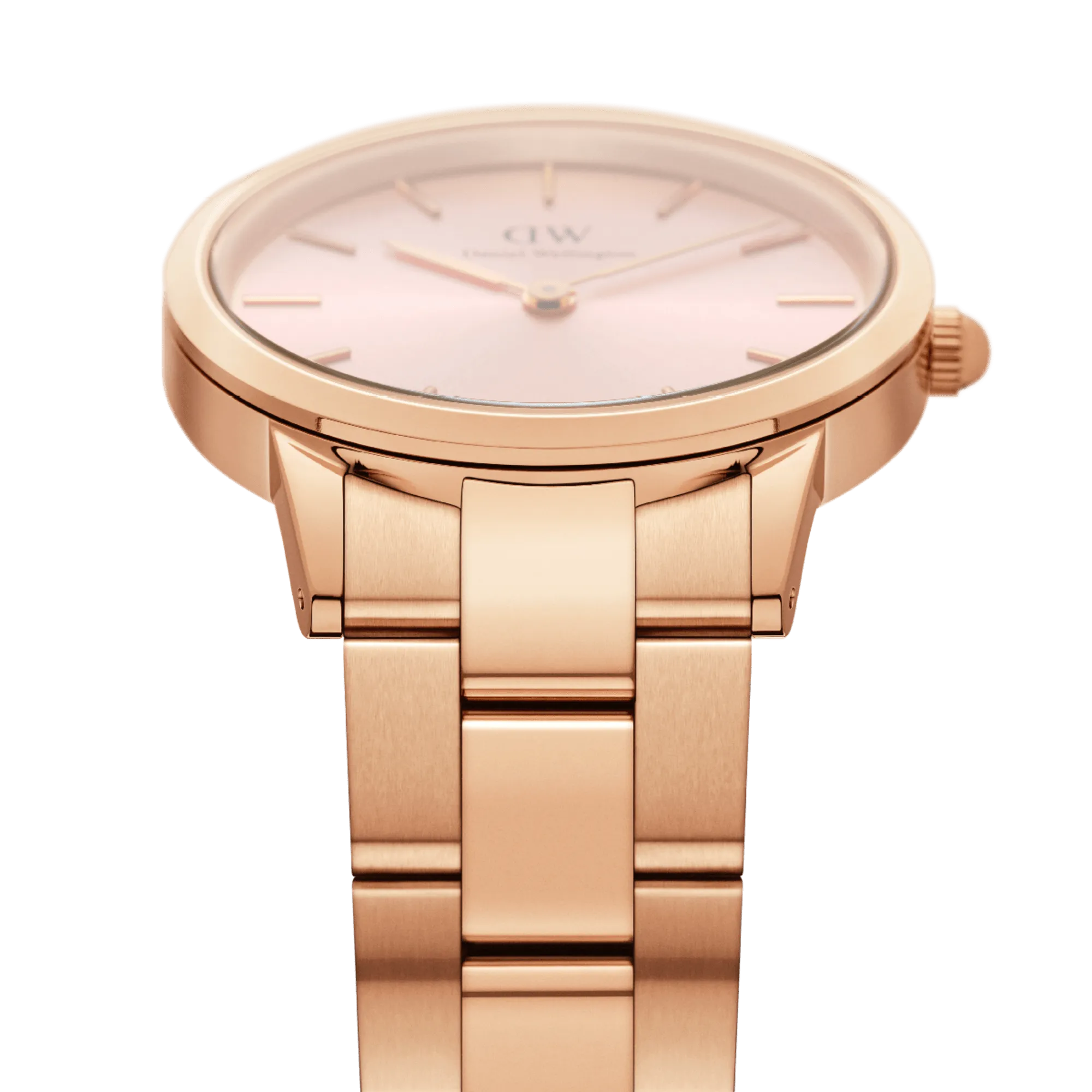 Daniel Wellington Iconic Link 32mm Light Pink Dial Watch DW00100369