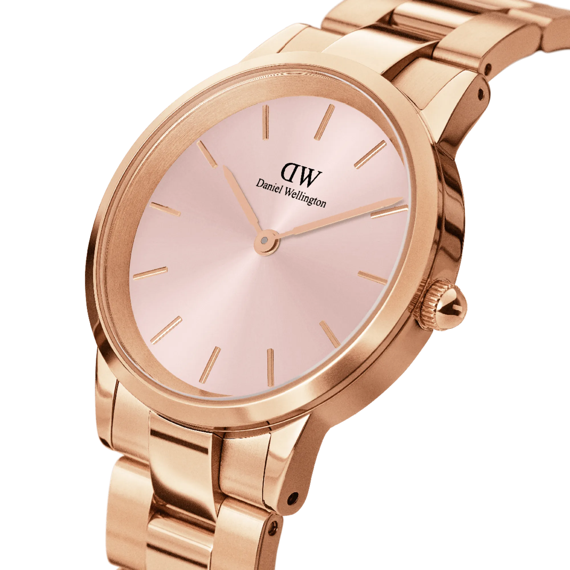Daniel Wellington Iconic Link 32mm Light Pink Dial Watch DW00100369