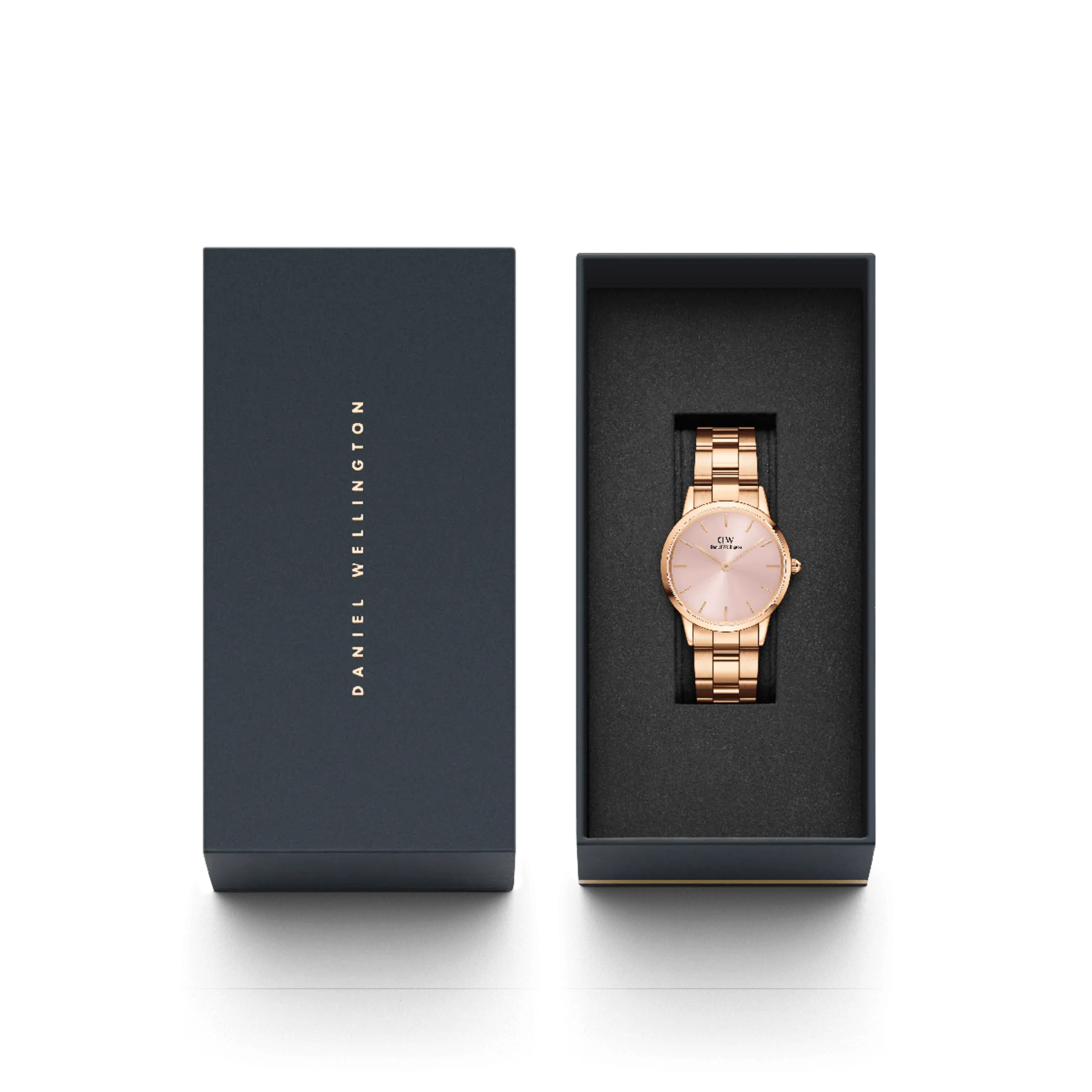 Daniel Wellington Iconic Link 32mm Light Pink Dial Watch DW00100369