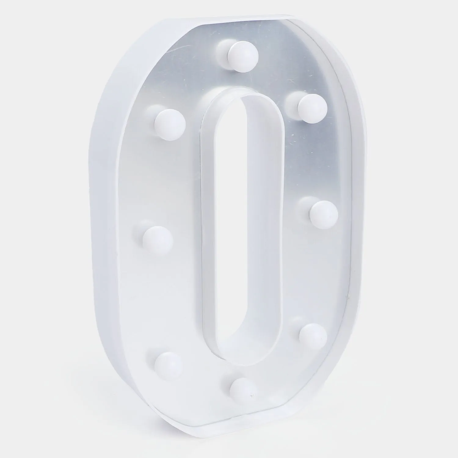 Decoration HBD LED Light Silver "O"