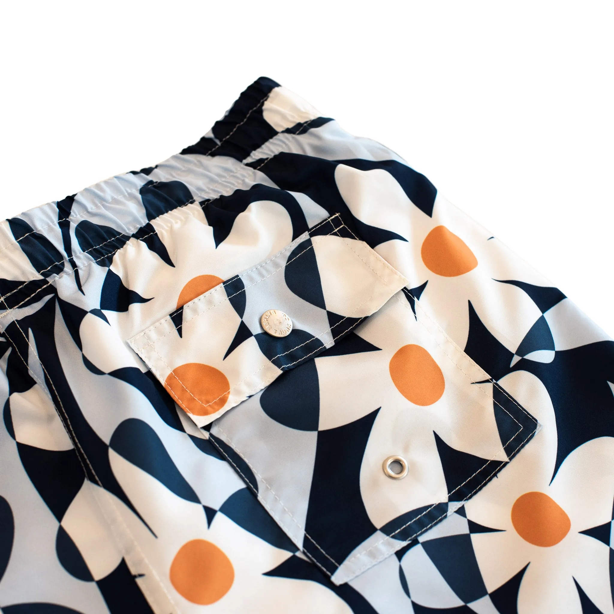Denim Daisy Trip Swim Trunk