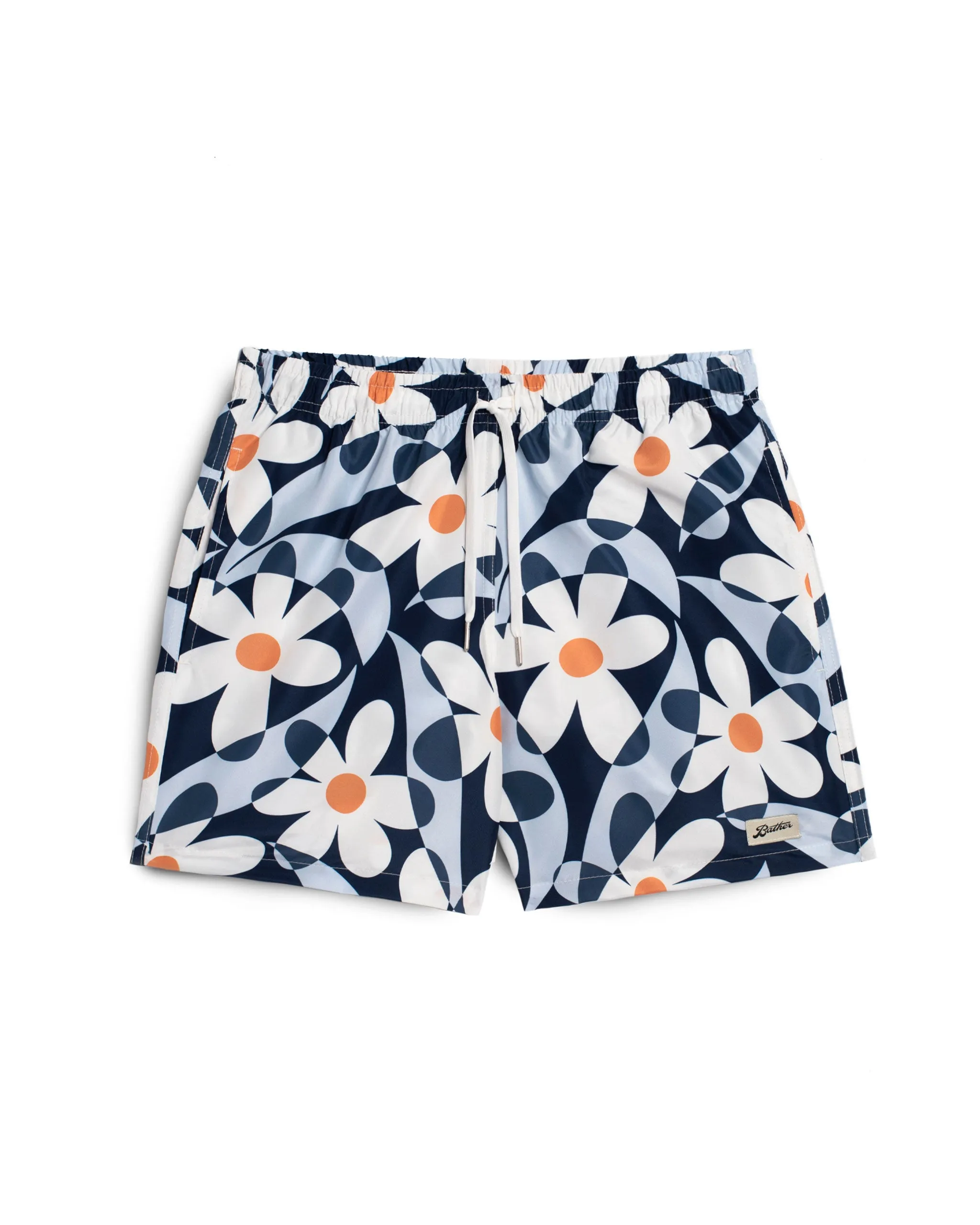Denim Daisy Trip Swim Trunk