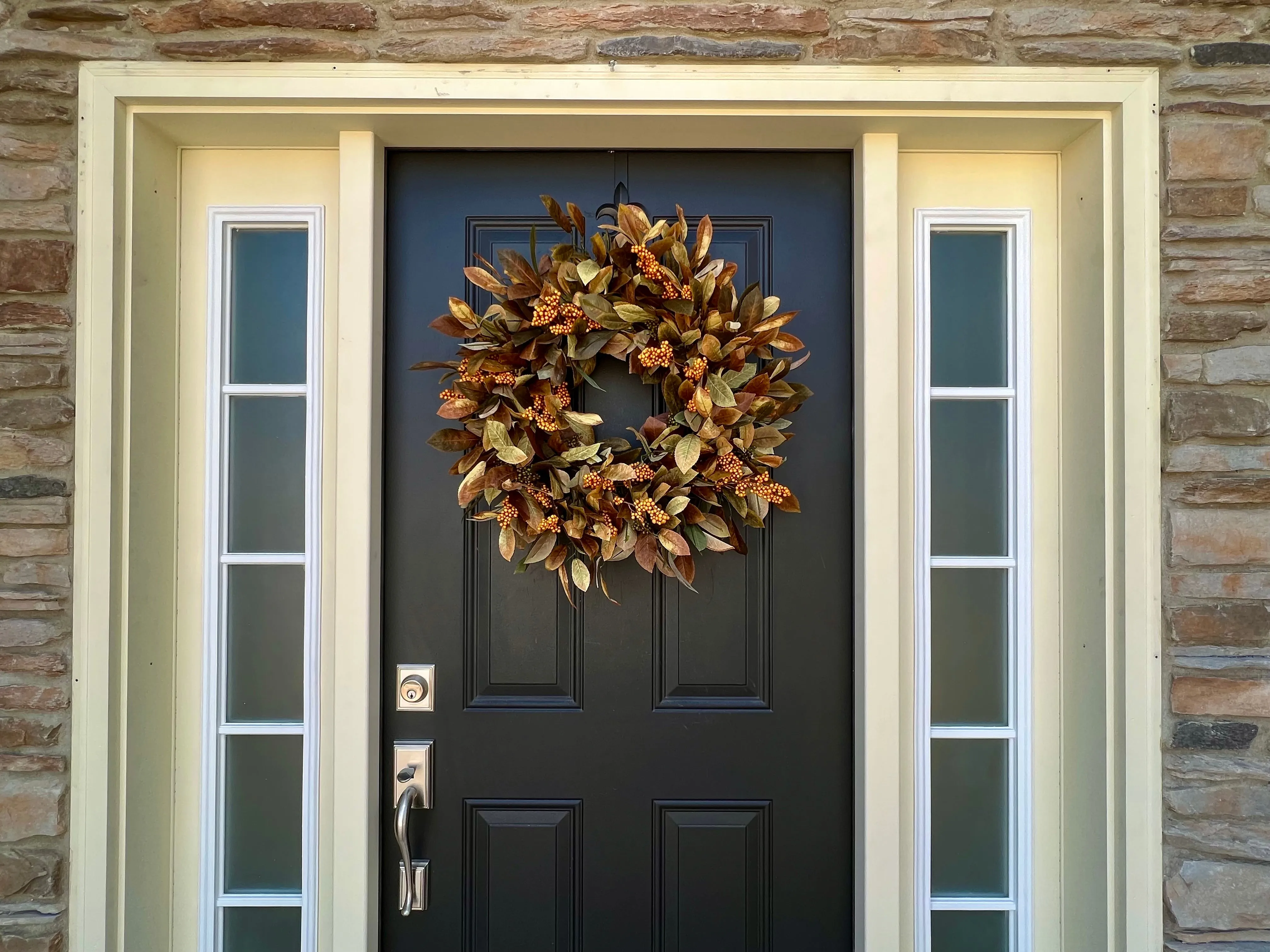 Fall Foliage and Berry Wreath