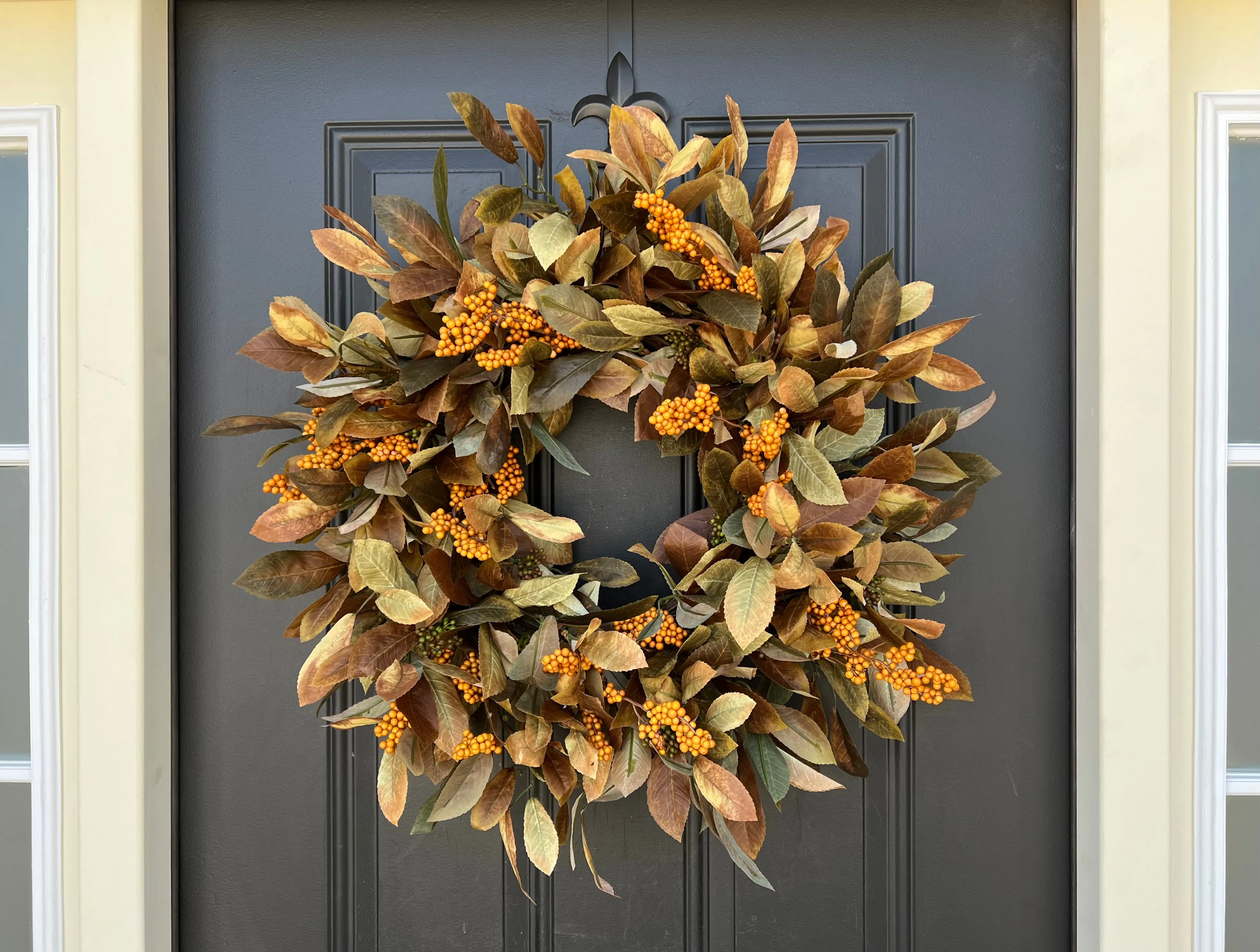 Fall Foliage and Berry Wreath