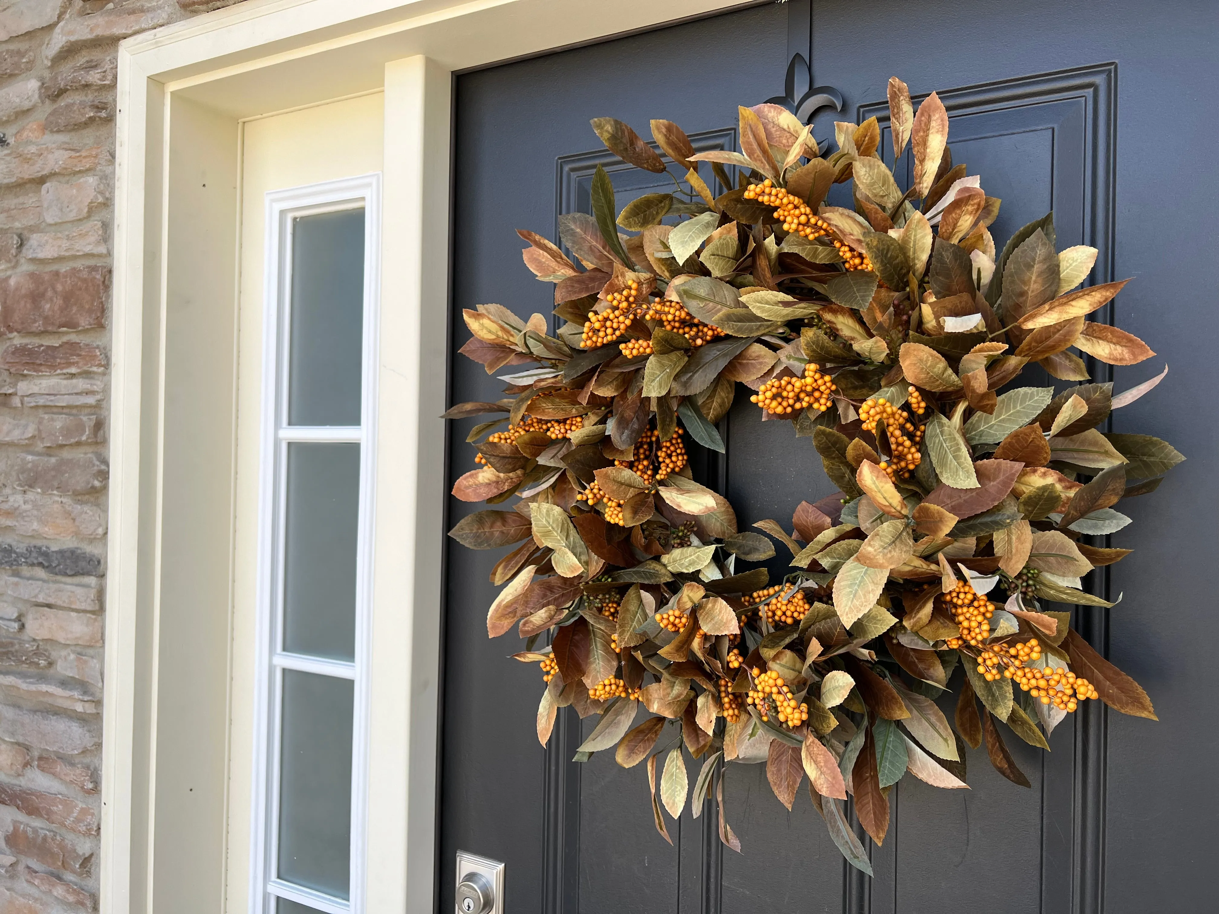 Fall Foliage and Berry Wreath