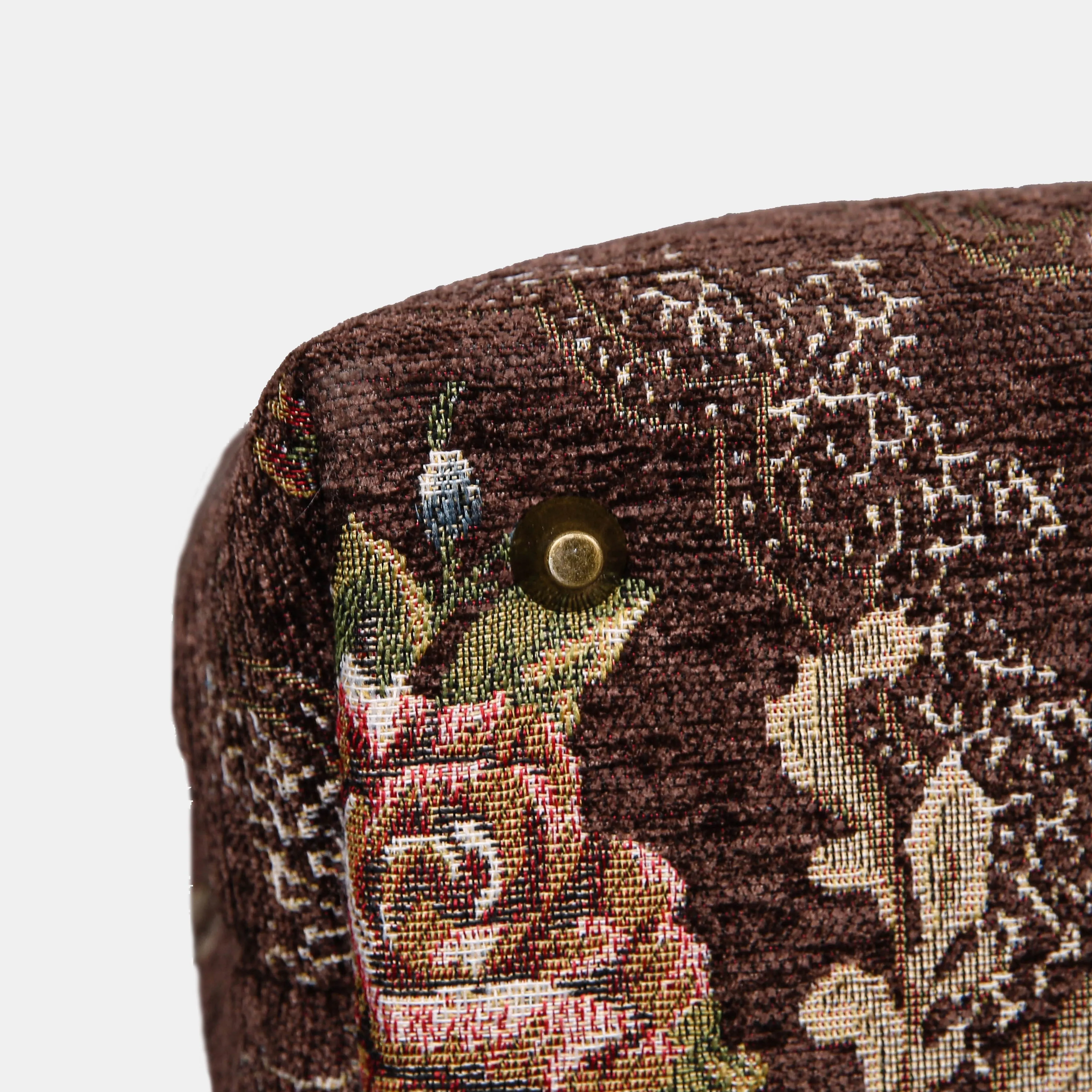 Floral Coffee Carpet Laptop Backpack