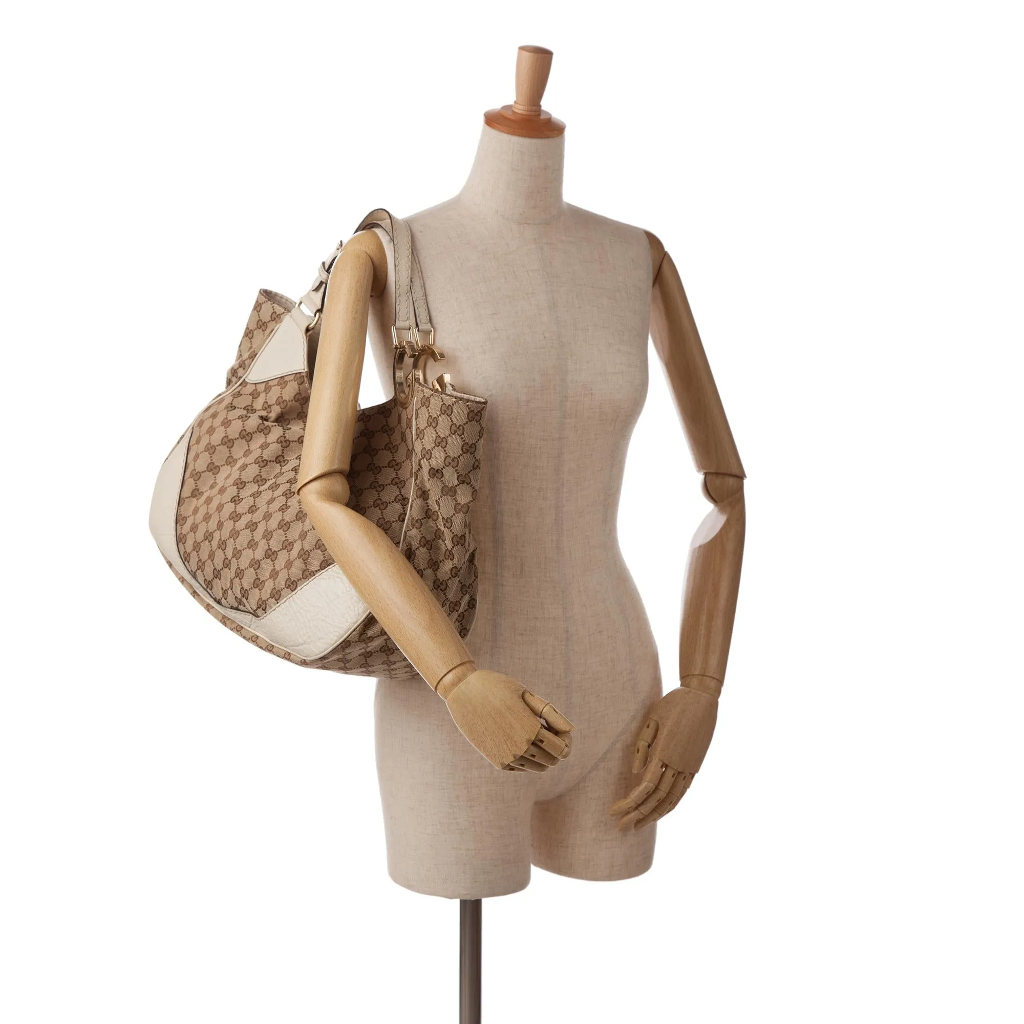 Gucci GG Canvas Charlotte Tote (SHG-V1X5T0)