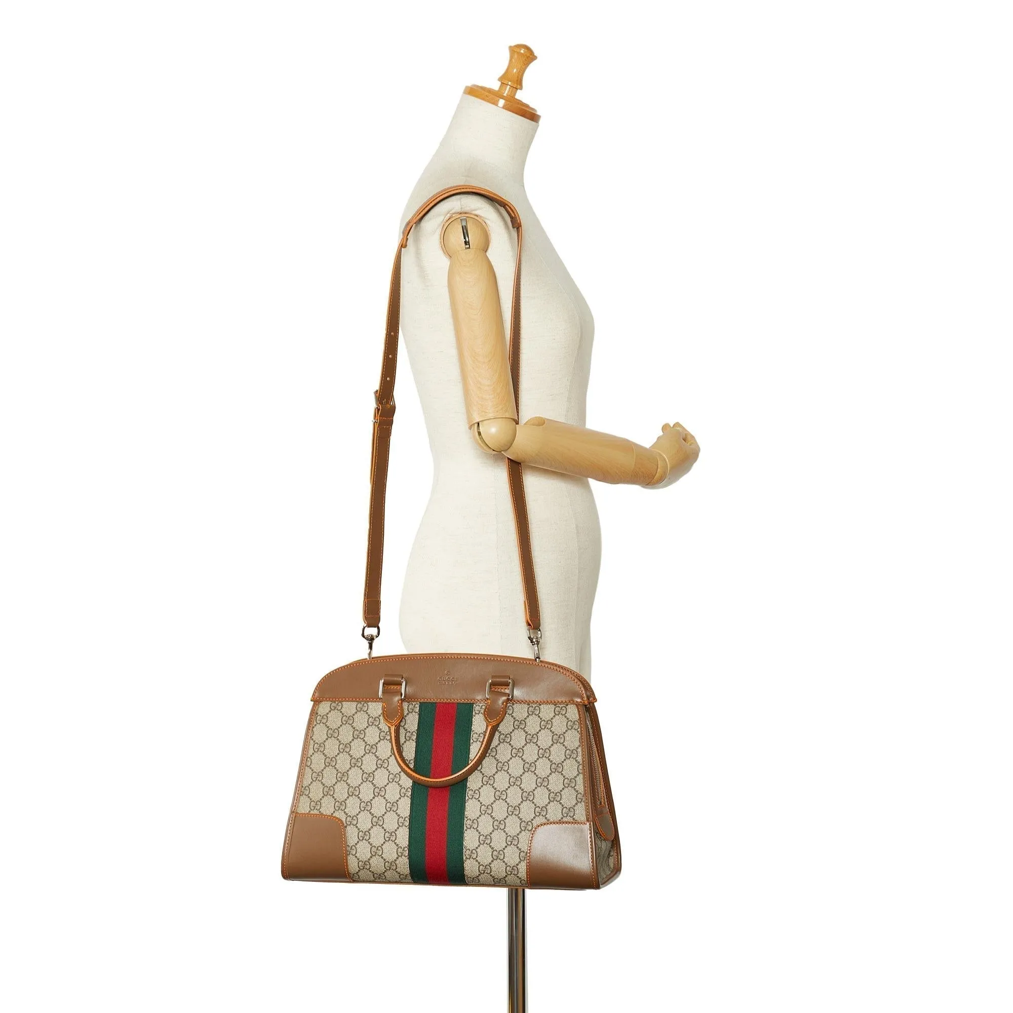 Gucci GG Supreme Web Duffle Tote (SHG-a5gr4F)