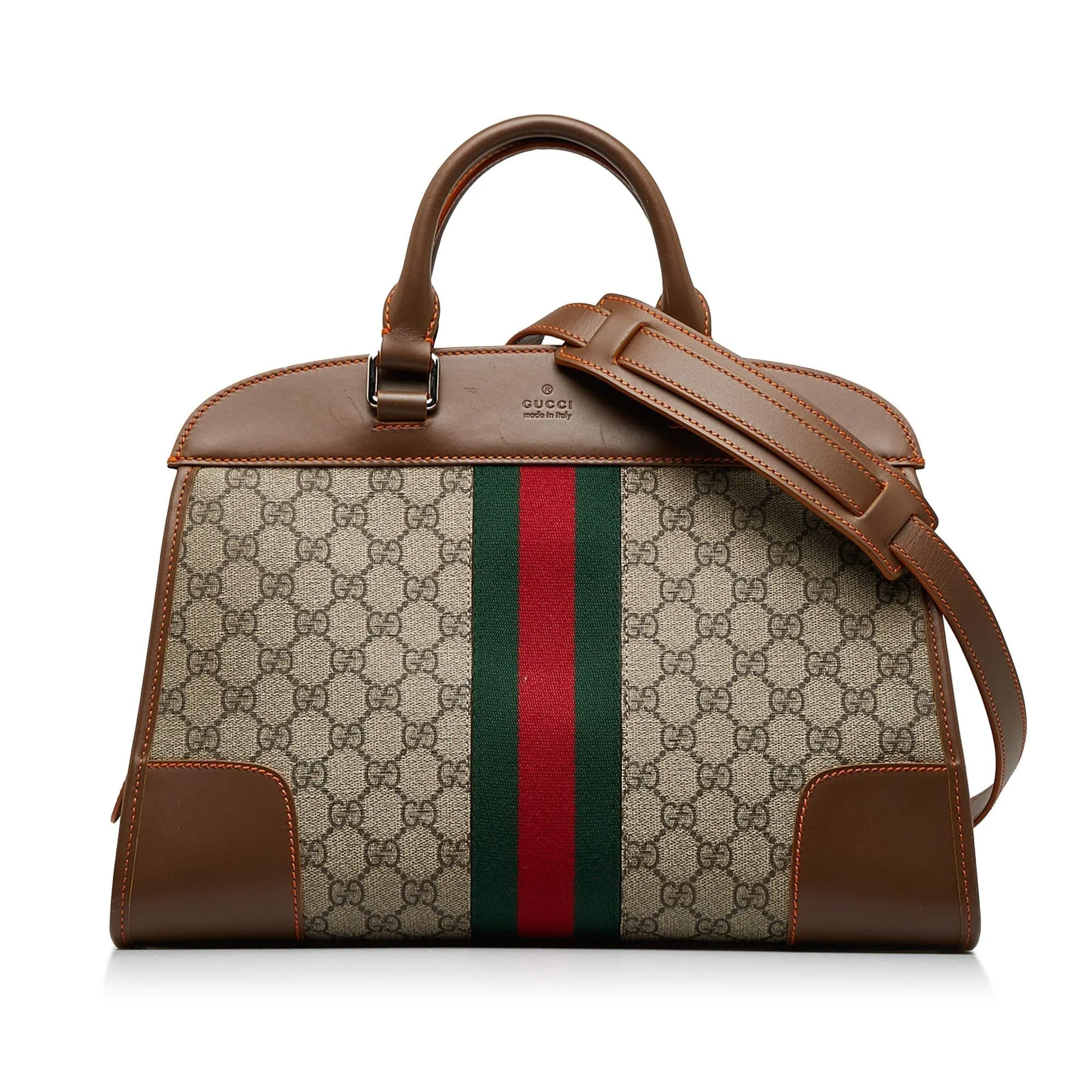 Gucci GG Supreme Web Duffle Tote (SHG-a5gr4F)