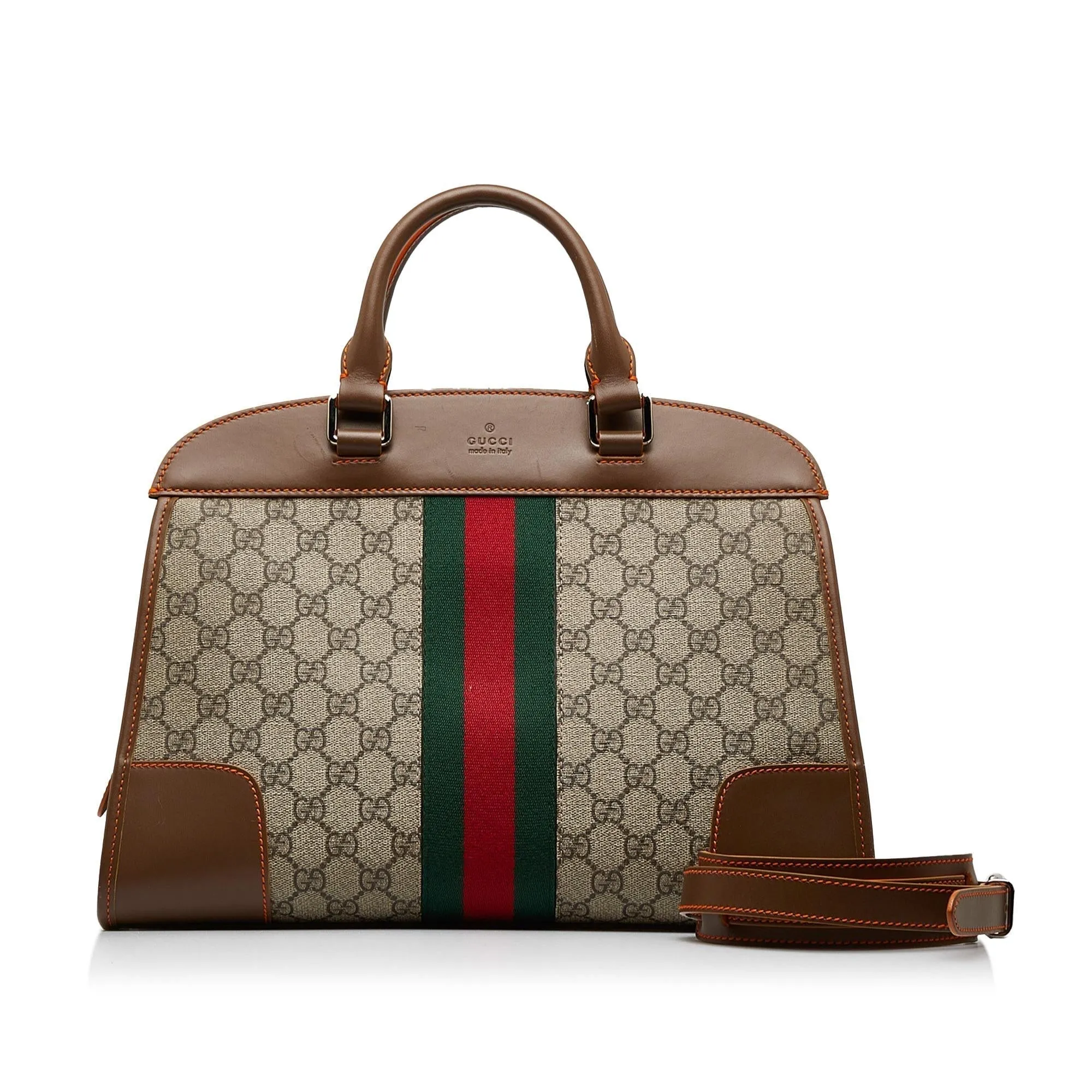 Gucci GG Supreme Web Duffle Tote (SHG-a5gr4F)