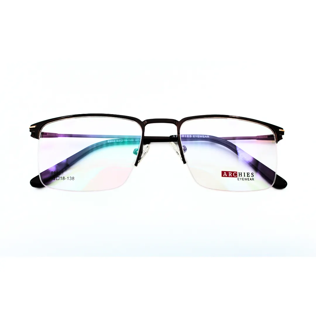 Jubleen's Frame 8983 Supra Brown Eye Glass - Brown Classic and Versatile Frames in a Rich Brown Color