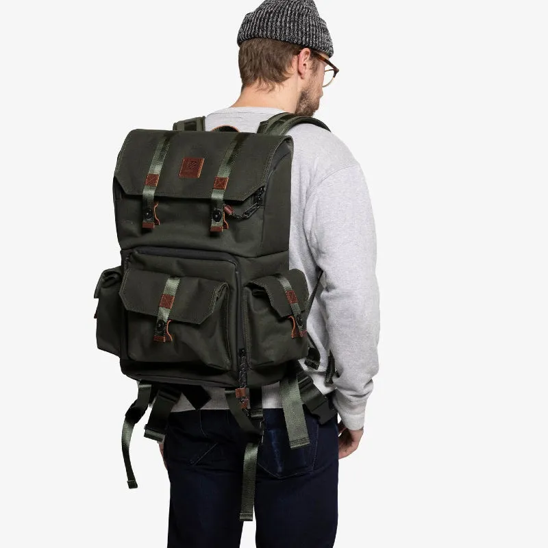 Langly Alpha Globetrotter Camera Backpack - Forest