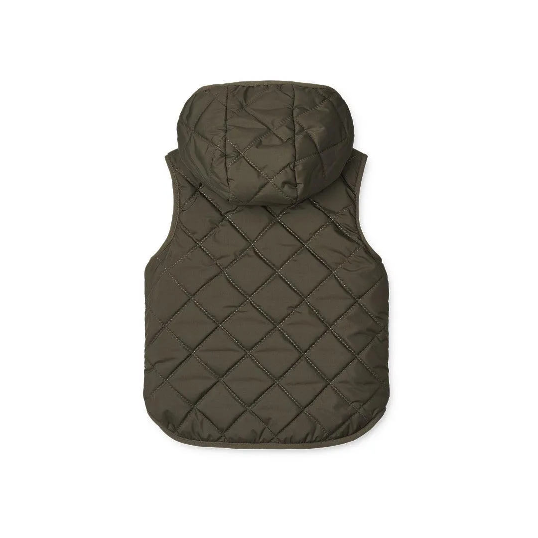 Liewood Diana Reversible Vest - Army Brown Mix