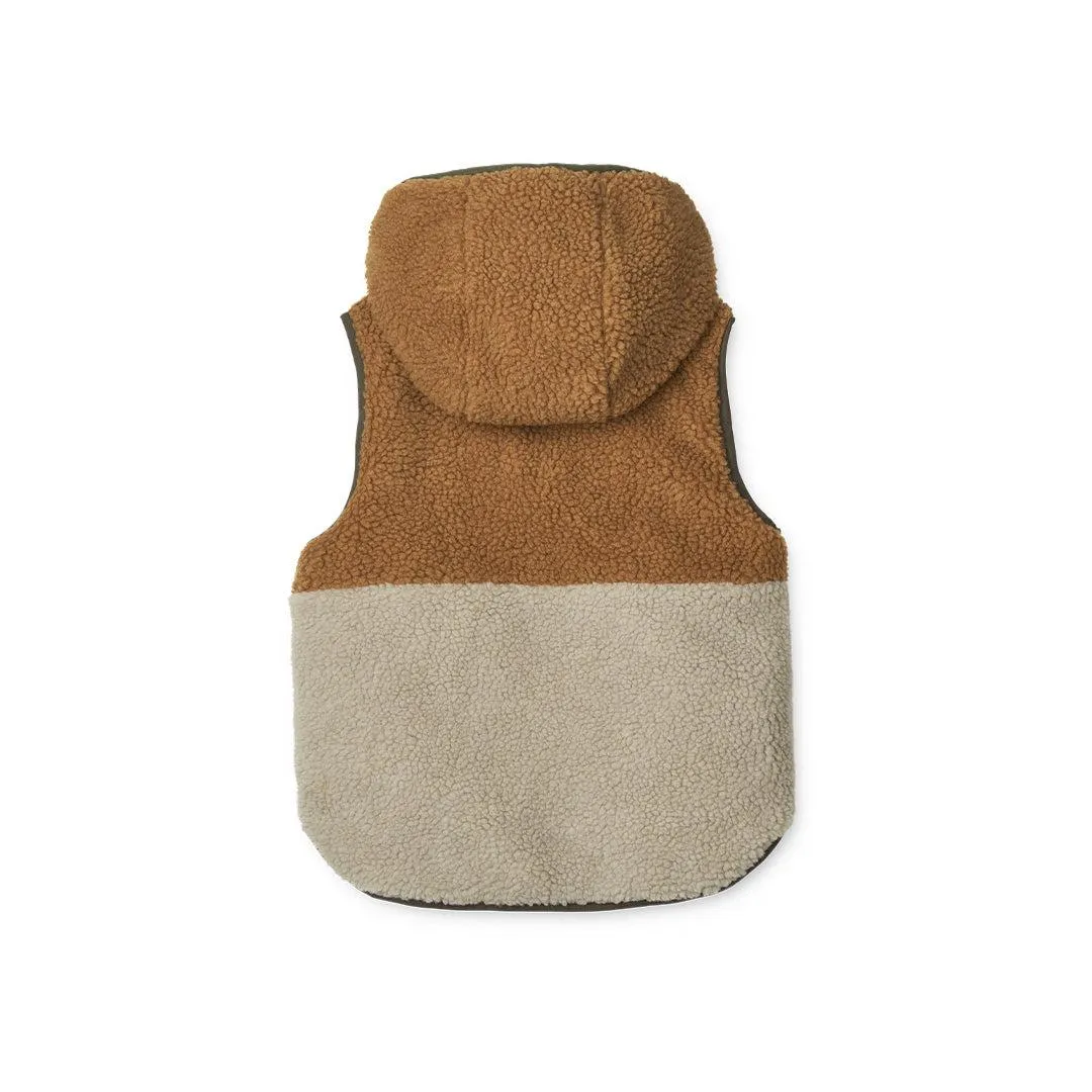 Liewood Diana Reversible Vest - Army Brown Mix