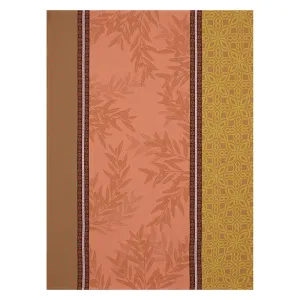 Luberon Pink/Salmon Tea Towel