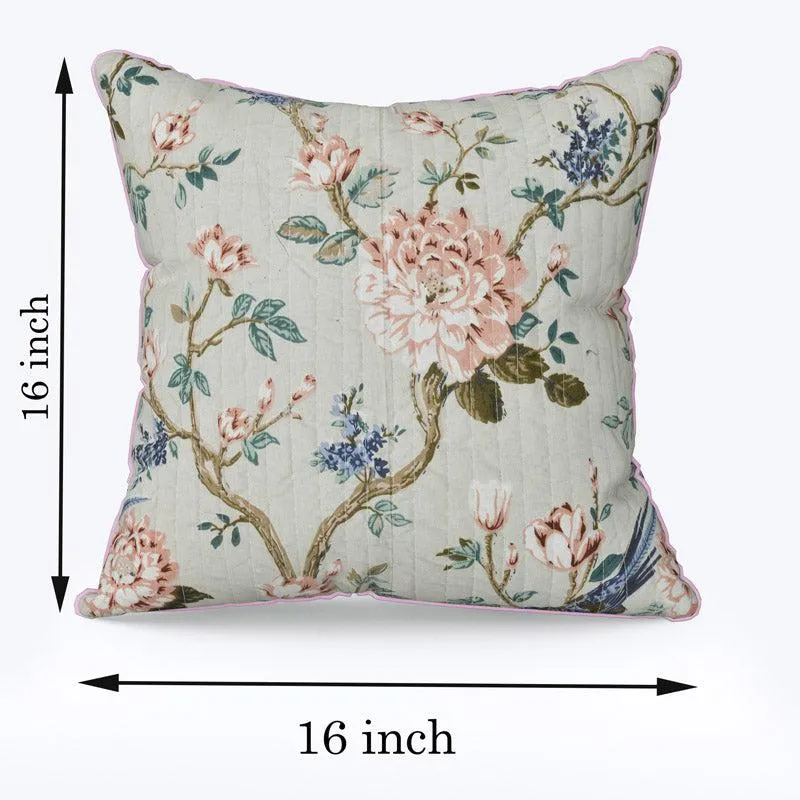 Nirveda Floral Cushion Cover - Set Of Five