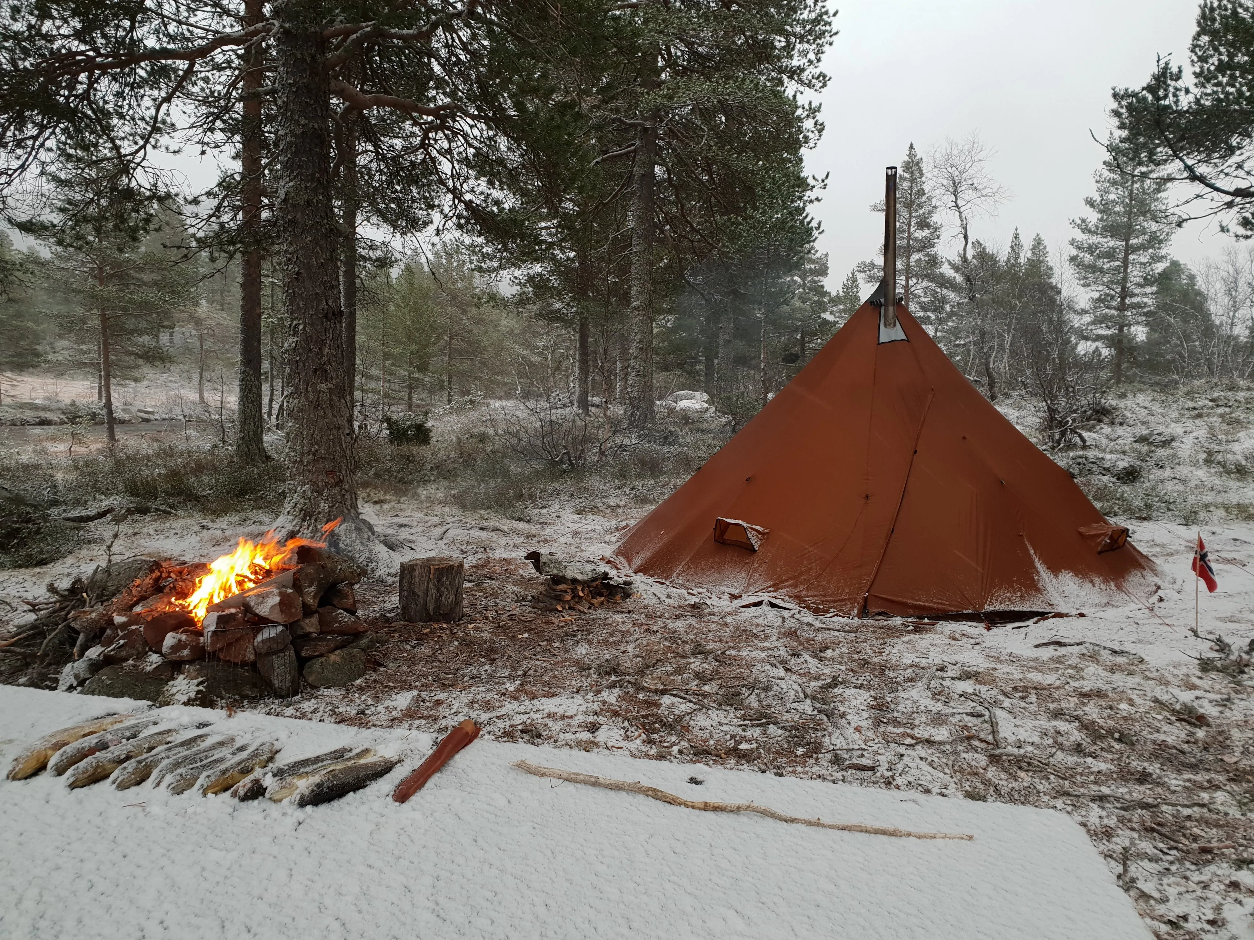 NorTent Lavvo 6 - Winter Hot Tent (Woodstove Compatible)
