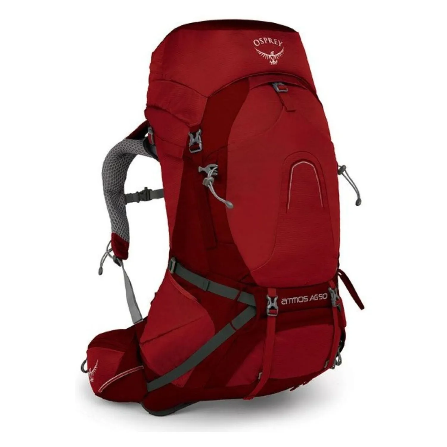 Osprey Atmos AG 50 Backpack with Raincover - Large - Men's Backpacking