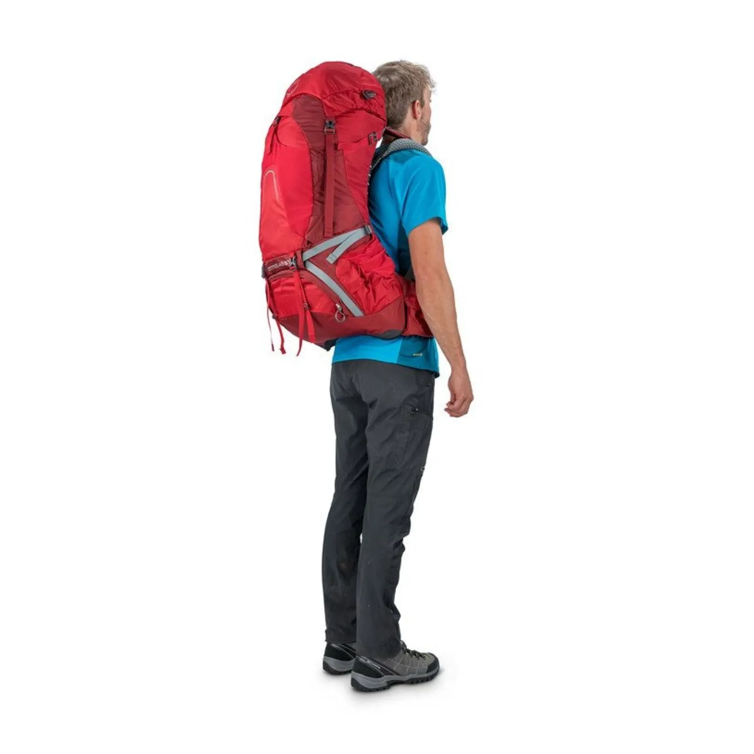 Osprey Atmos AG 50 Backpack with Raincover - Large - Men's Backpacking
