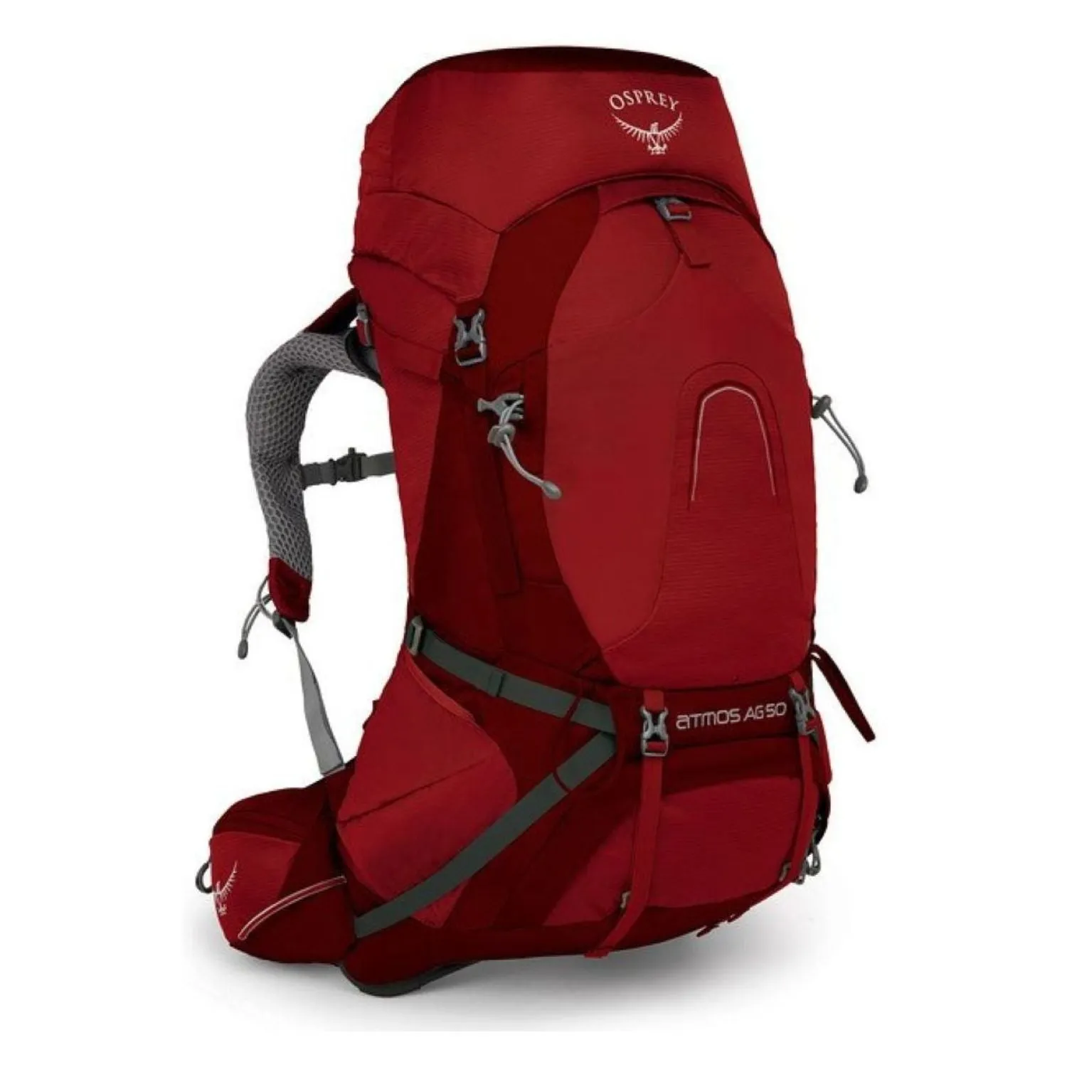 Osprey Atmos AG 50 Backpack with Raincover - Medium - Men's Backpacking