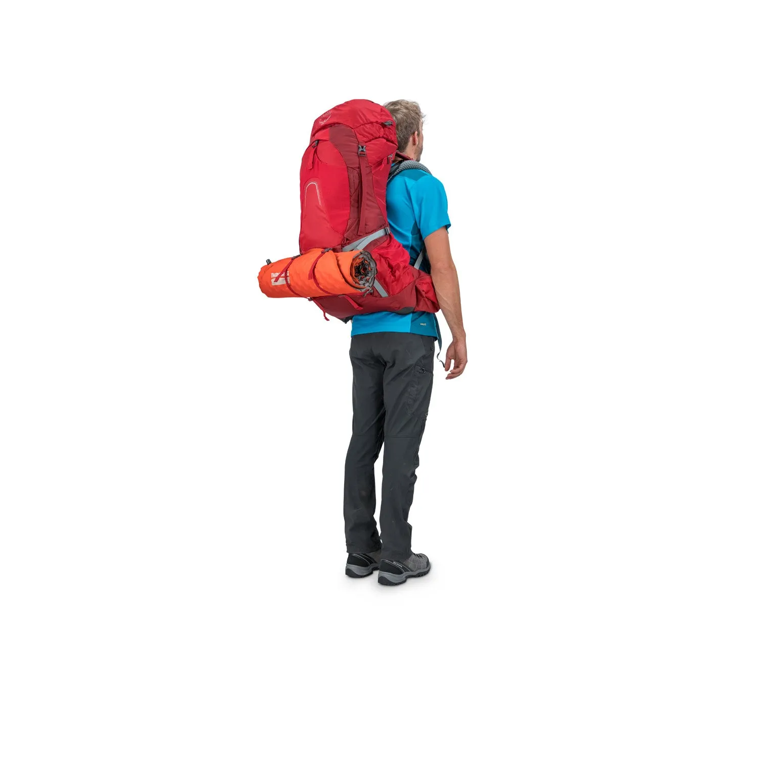 Osprey Atmos AG 50 Backpack with Raincover - Medium - Men's Backpacking