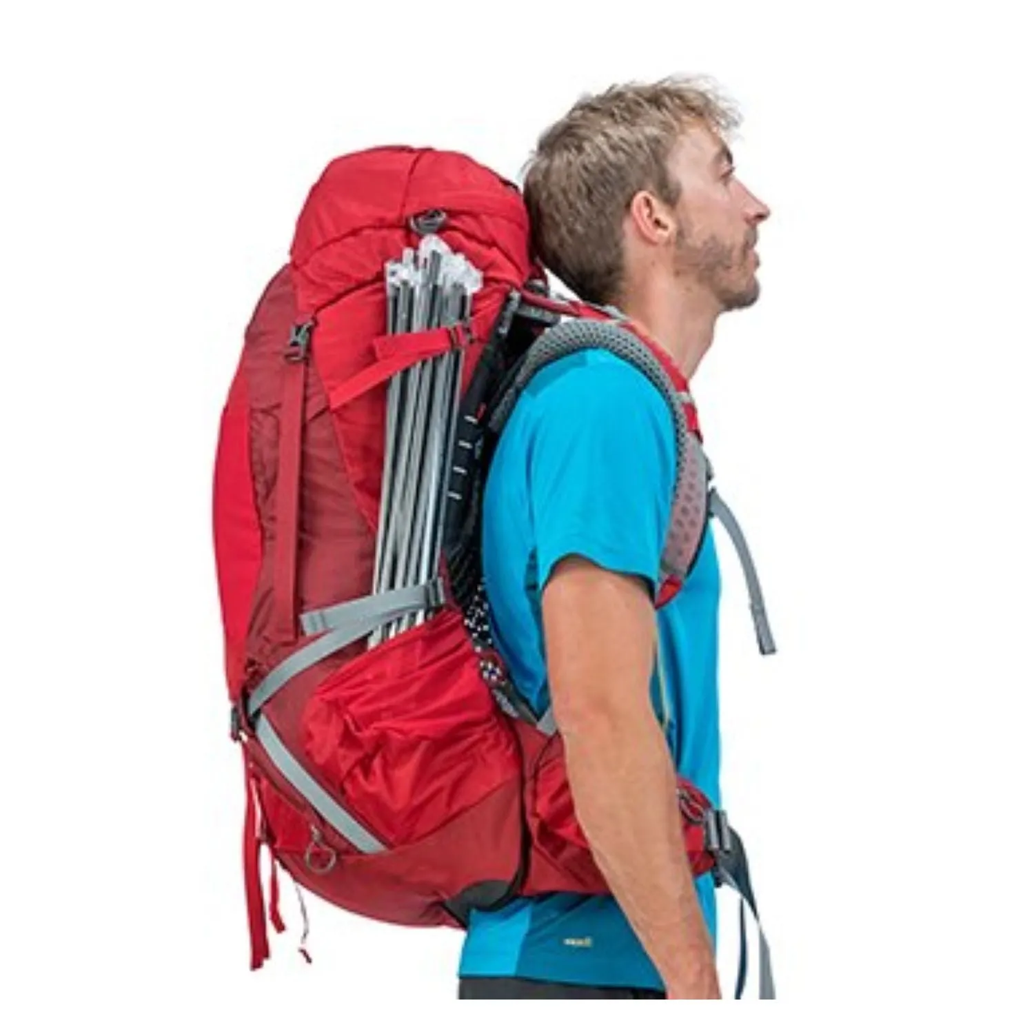 Osprey Atmos AG 65 Backpack with Raincover - Large - Men's Backpacking (SA)