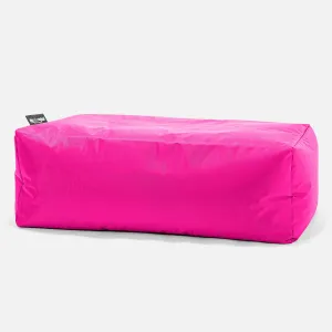 Outdoor Large Footstool - SmartCanvas™ Cerise Pink
