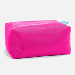 Outdoor Small Footstool - SmartCanvas™ Cerise Pink
