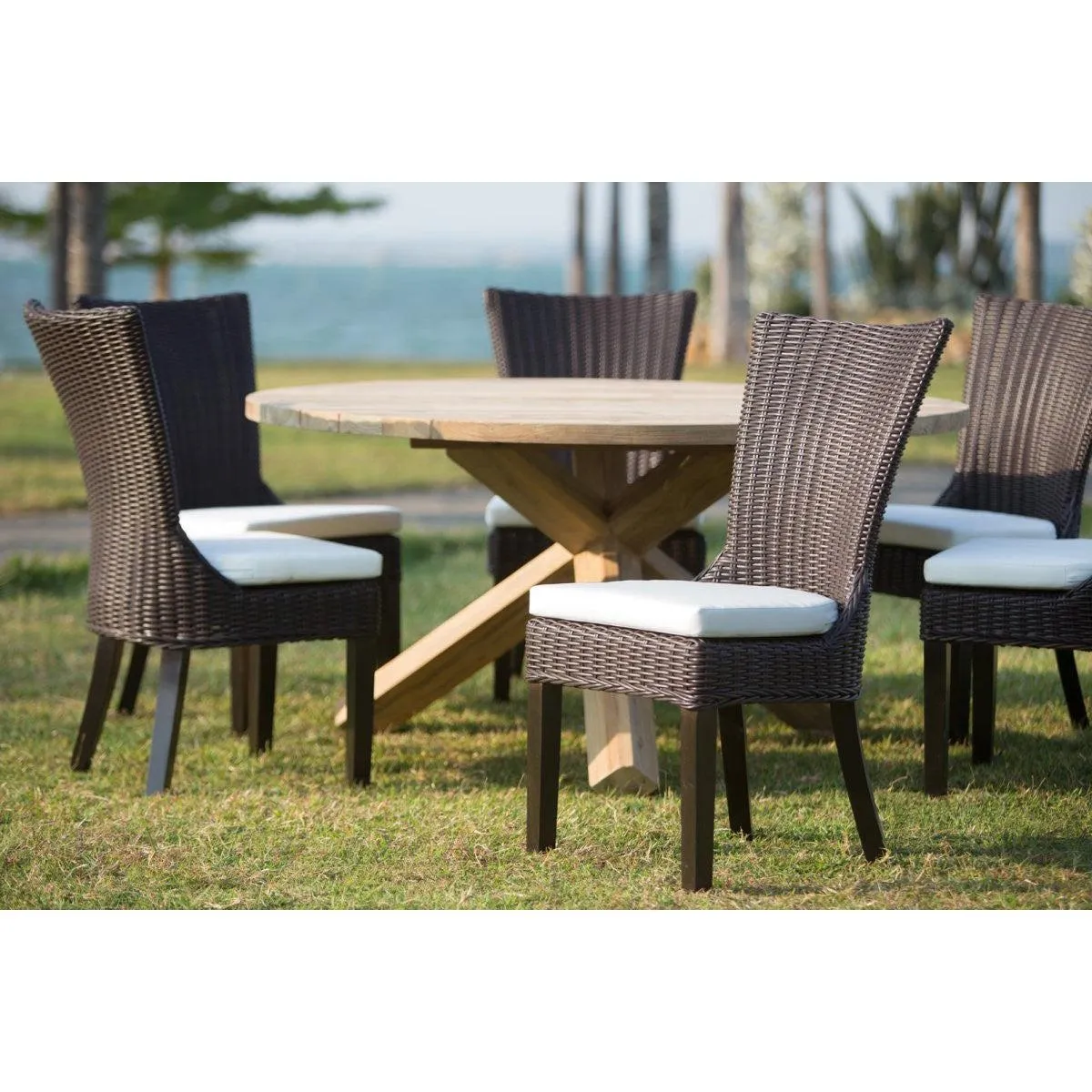 Padmas Plantation Outdoor Dominican Dining Chair - Set of 2