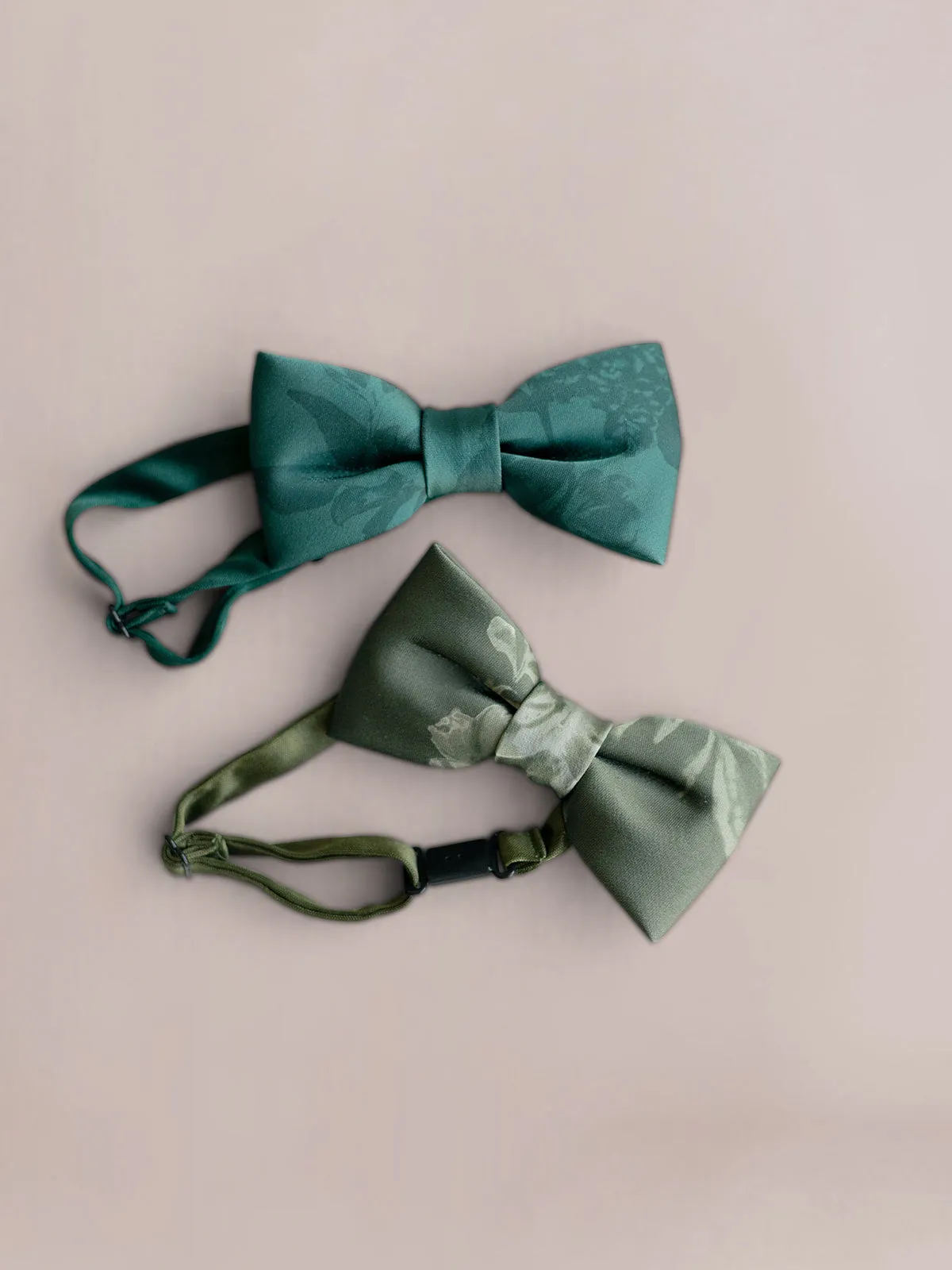 Satin Floral Print Bowtie | Made To Order