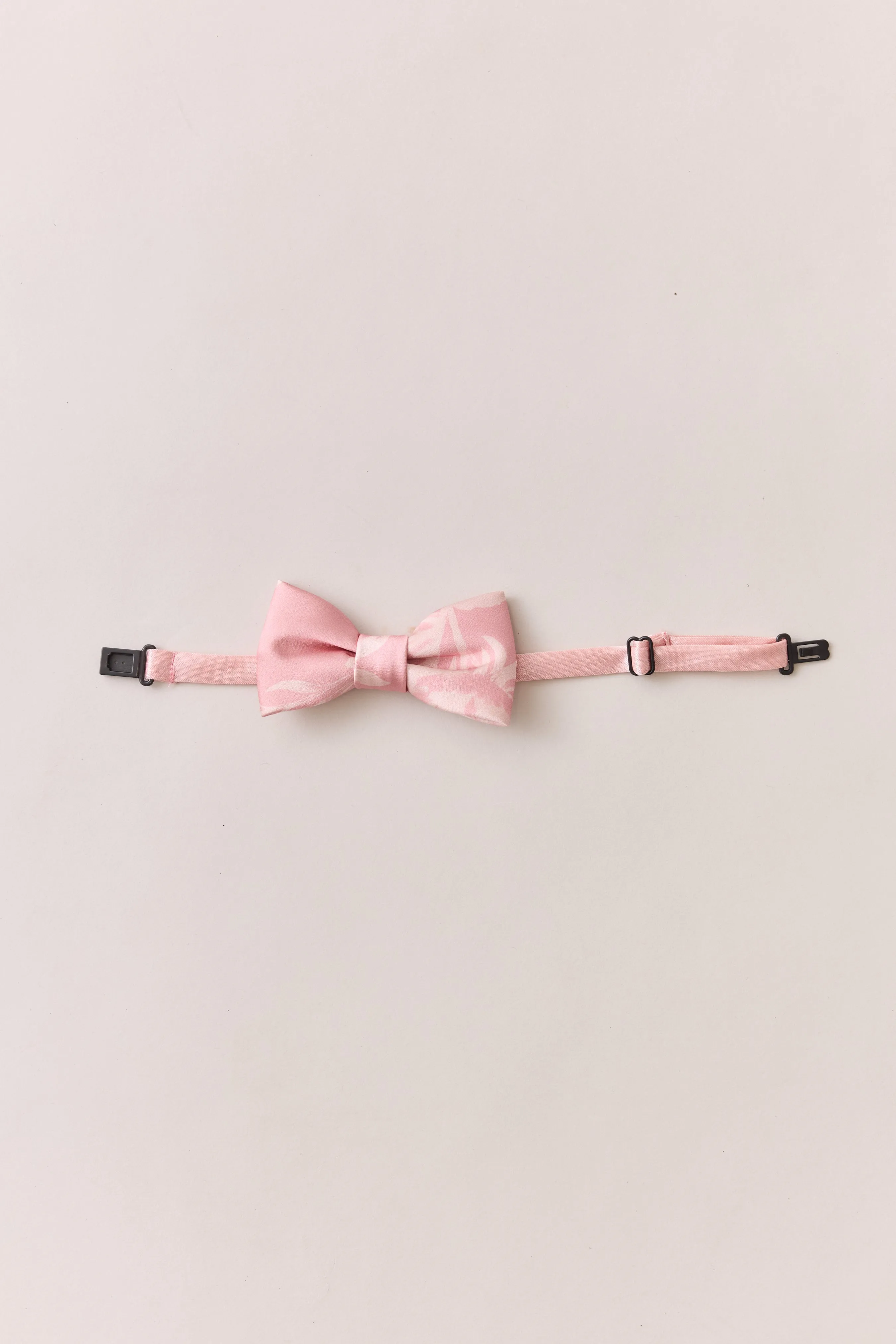 Satin Floral Print Bowtie | Made To Order