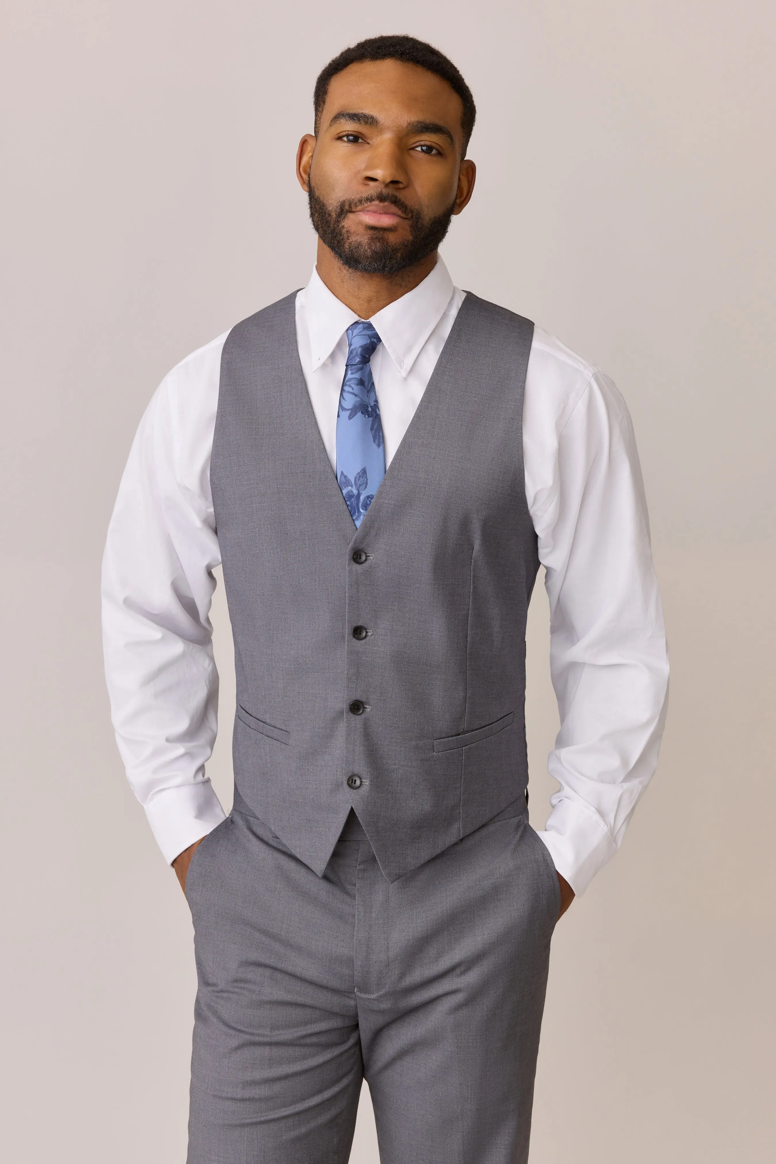 Satin Floral Print Tie | Made To Order