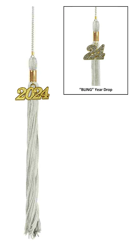 Shiny Silver Bachelors Cap & Gown - College & University