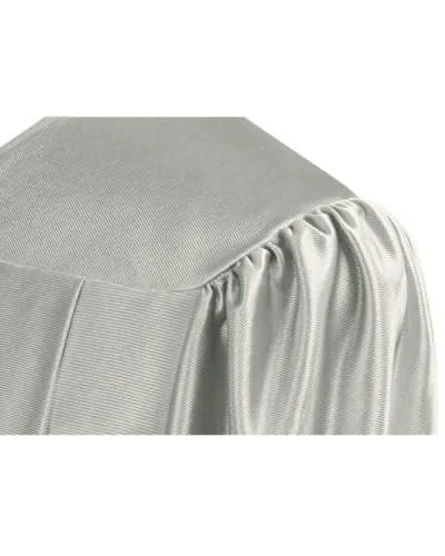 Shiny Silver Bachelors Cap & Gown - College & University