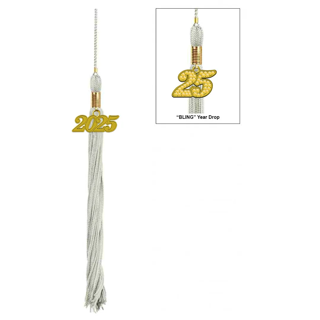 Shiny Silver Bachelors Cap & Gown - College & University