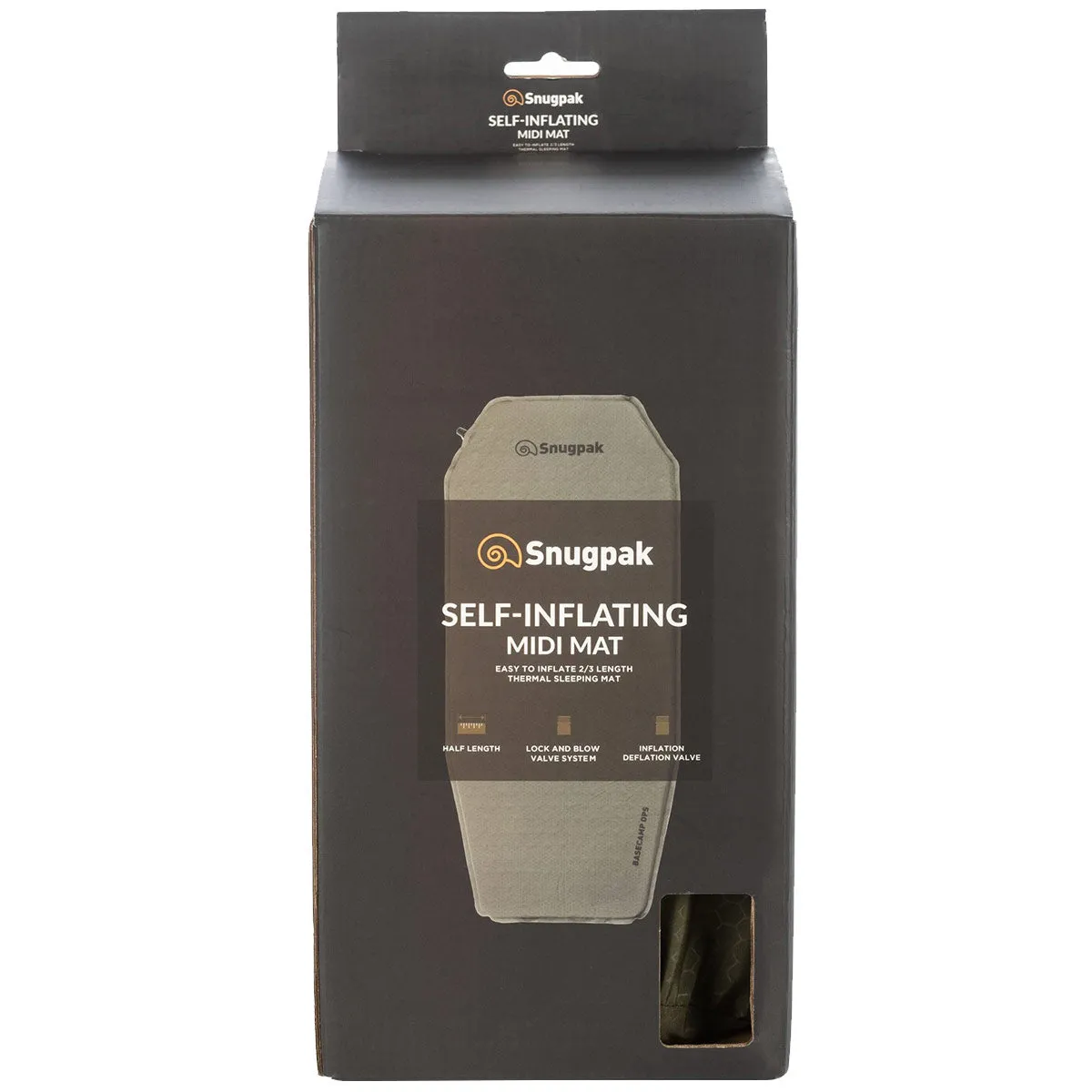 Snugpak Self Inflating Midi Mat Olive 120cm x 51cm