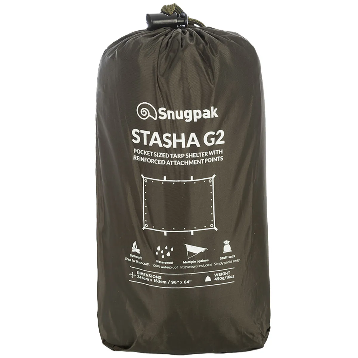Snugpak Stasha G2 Tarp Basha 2.44m x 1.63m